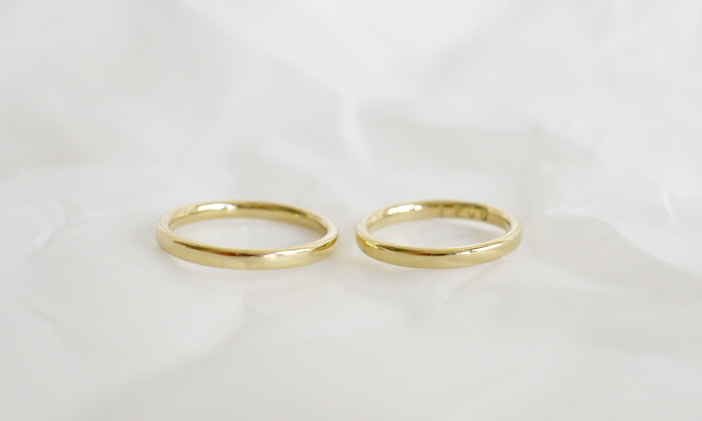 Alianças de ouro clássicas